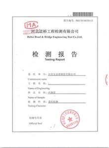 常州公司检测报告